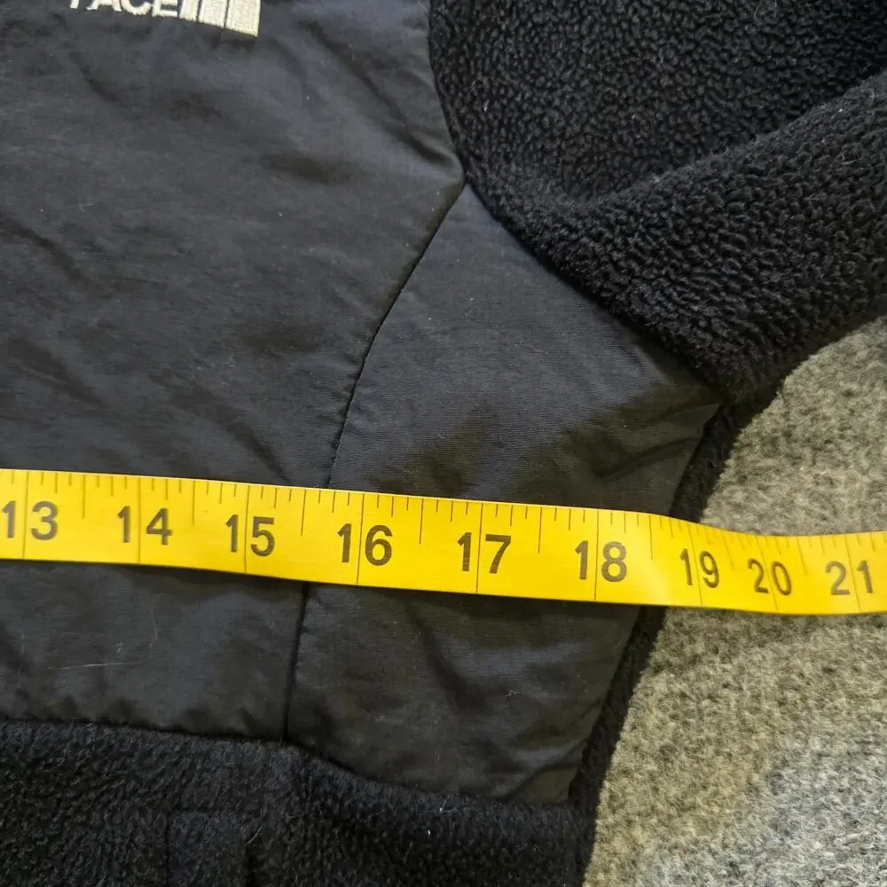 North Face Jacket Womens Small Black Denali Fleece Long Sleeeve Full Zip Casual